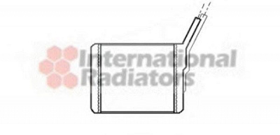 VAN WEZEL 37006182 -  Теплообменник, отопление салона